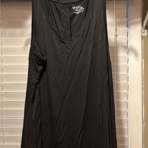 Time and Tru Black Tank Top